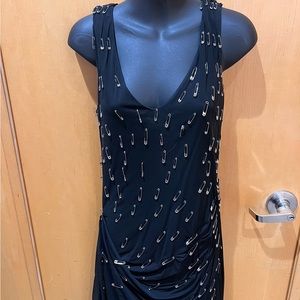 Moschino safety pin dress